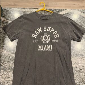 Raw Nutrition Gray Men's T-Shirt